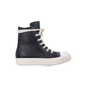 Rick Owens Leather Temple High Sneakers - NWT